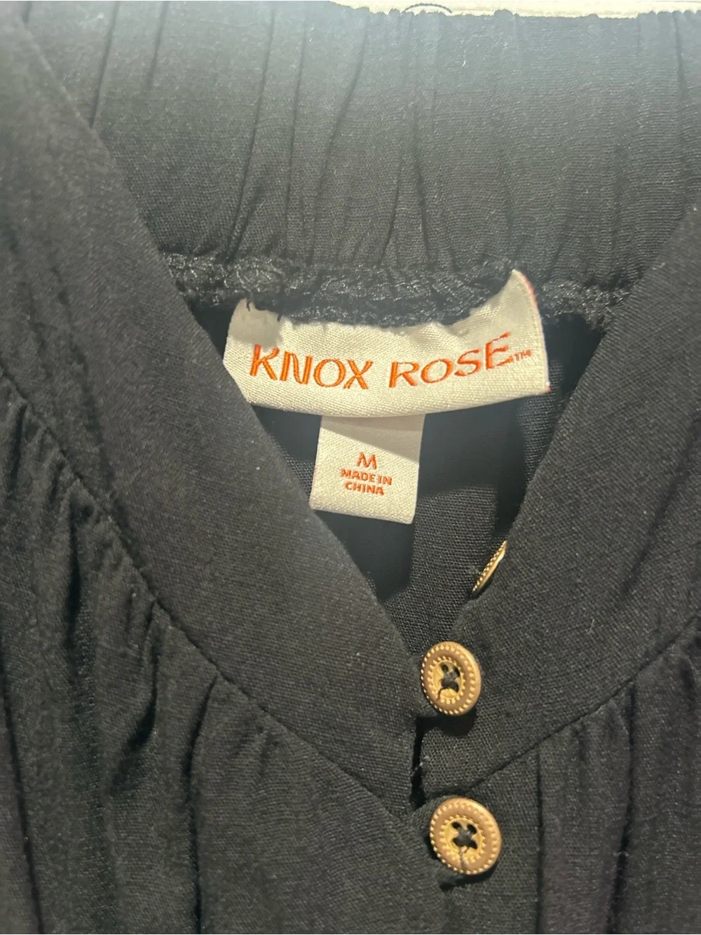 Knox Rose simple black